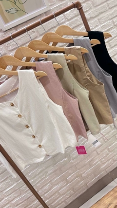 CHALEQUITO AMBAR- LINO ITALIANO (6 COLORES / TALLE ÚNICO) en internet