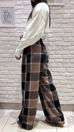 PANTALÓN CON PUÑO REGULABLE ESCOCES (TALLES 2-4 Y 5 / 3 MODELOS) - Cuenta Conmigo Santa Fe