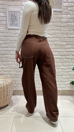 JEAN BAGGY CHOCOLATE- RÍGIDO (TALLES 34 AL 40) - comprar online