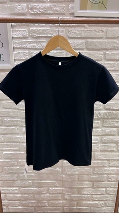 REMERA BASICA- ALGODÓN (5 COLORES / TALLES 1 AL 3)