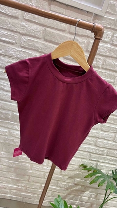 REMERA BECCA- ALGODÓN ELASTIZADO (6 COLORES / TALLE ÚNICO) - comprar online