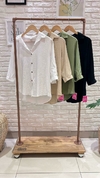CAMISA MANGAS 3/4- SEDA FRIA (3 COLORES / TALLES 2 AL 5)
