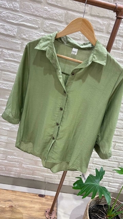 Imagen de CAMISA MANGAS 3/4- SEDA FRIA (3 COLORES / TALLES 2 AL 5)