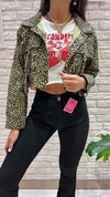 CAMPERA DE JEAN CORTA ANIMAL PRINT- RÍGIDA (TALLES 1 AL 5)