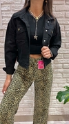 CAMPERA DE JEAN NEGRA- RÍGIDA (TALLES S AL XXL)
