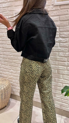 CAMPERA DE JEAN NEGRA- RÍGIDA (TALLES S AL XXL) - comprar online