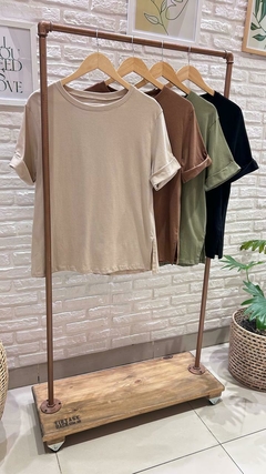 REMERA CARLOTA- ALGODÓN (4 COLORES / TALLE ÚNICO) - comprar online