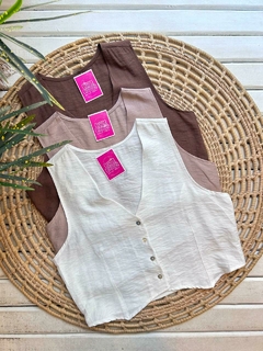 CHALEQUITO ALMA- LINO ITALIANO (3 COLORES / TALLE UNICO) - comprar online