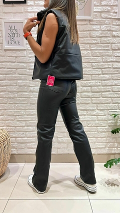 CHALECO ENGOMADO (COLOR NEGRO- GRIS Y CREMA / TALLE UNICO) - comprar online