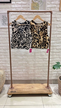 CHALEQUITO ANIMAL PRINT- SEDA (2 COLORES / TALLE ÚNICO)