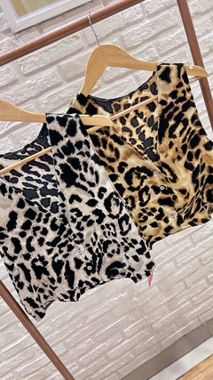 CHALEQUITO ANIMAL PRINT- SEDA (2 COLORES / TALLE ÚNICO) en internet