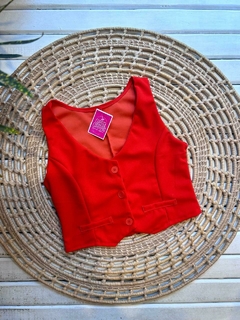 CHALECO SASTRERO CREPE (PROMO ÚLTIMOS COLORES / TALLES UNICO) en internet