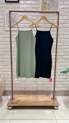 VESTIDO INDIGO- ALGODÓN (2 COLORES / TALLE ÚNICO)