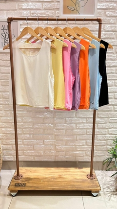 BLUSA FIBRANA JULIETA (7 COLORES- TALLE UNICO)