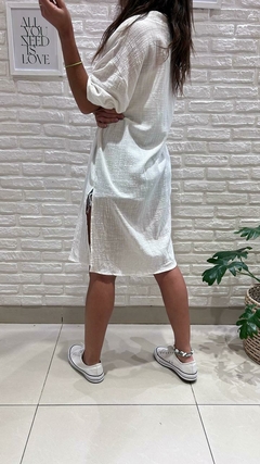 KIMONO LISO- LINO (4 COLORES / TALLE UNICO) - Cuenta Conmigo Santa Fe