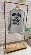 MAXIBUZO NEBRASKA- ALGODÓN CON FRISA (SOLO GRIS / TALLE UNICO)