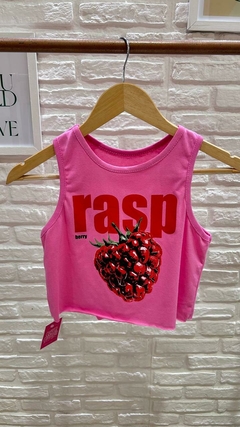 Imagen de MUSCULOSA CROP TOP RASP BERRY- ALGODÓN (11 COLORES / TALLE ÚNICO)