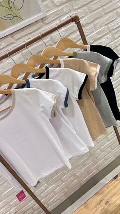 REMERA OLIVIA- ALGODÓN (6 COLORES / TALLE ÚNICO) en internet