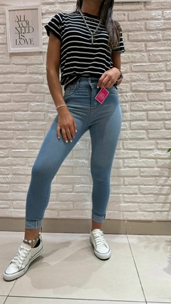 JEAN ELASTIZADO CELESTE CLARO- PROMO! (TALLES 36 AL 44)