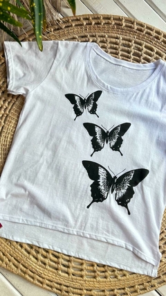 REMERAS DE ALGODON ESTAMPADAS- COLOR BLANCO (11 MODELOS / TALLE ÚNICO) - comprar online