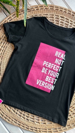 REMERAS ESTAMPADAS PROMO!- ALGODÓN / COLOR NEGRO (25 MODELOS / TALLE ÚNICO) - Cuenta Conmigo Santa Fe
