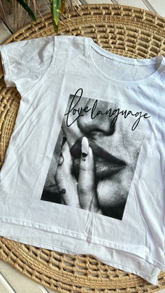 Imagen de REMERAS DE ALGODON ESTAMPADAS- COLOR BLANCO (11 MODELOS / TALLE ÚNICO)