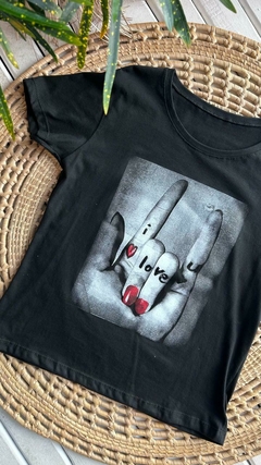 REMERAS ESTAMPADAS PROMO!- ALGODÓN / COLOR NEGRO (25 MODELOS / TALLE ÚNICO) en internet
