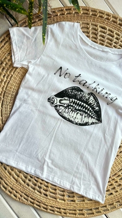 REMERAS ESTAMPADAS PROMO! ALGODÓN / COLOR BLANCO (22 MODELOS / TALLE UNICO) en internet