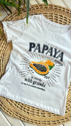 REMERAS ESTAMPADAS PROMO! ALGODÓN / COLOR BLANCO (22 MODELOS / TALLE UNICO) - tienda online