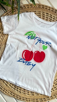 Imagen de REMERAS ESTAMPADAS PROMO! ALGODÓN / COLOR BLANCO (22 MODELOS / TALLE UNICO)
