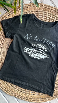 REMERAS ESTAMPADAS PROMO!- ALGODÓN / COLOR NEGRO (25 MODELOS / TALLE ÚNICO)