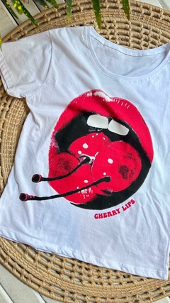 REMERAS DE ALGODON ESTAMPADAS- COLOR BLANCO (VARIOS MODELOS/ TALLE UNICO) - tienda online