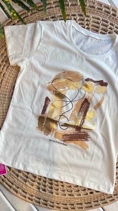 Imagen de REMERAS DE ALGODÓN CON BRILLOS- 3 COLORES (11 MODELOS / TALLE ÚNICO)