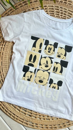 REMERAS DE ALGODON ESTAMPADAS- COLOR BLANCO (VARIOS MODELOS/ TALLE UNICO) - comprar online