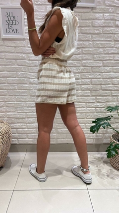 Imagen de SHORT DE HILO A RAYAS (3 COLORES / TALLE UNICO)