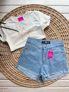 SHORT ATENAS- JEAN RÍGIDO (MARCA S.GSTRONG / TALLES 36 AL 46)