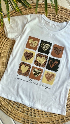REMERAS DE ALGODÓN CON STRASS- 2 COLORES (VARIOS / TALLE ÚNICO) en internet