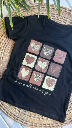 REMERAS DE ALGODÓN CON STRASS- 2 COLORES (VARIOS / TALLE ÚNICO) - Cuenta Conmigo Santa Fe