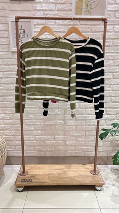 SWEATER A RAYAS (2 COLORES / TALLE UNICO)