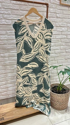 VESTIDO ESTAMPADO- FIBRANA (4 MODELOS / TALLE ÚNICO) en internet