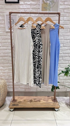 VESTIDO CORTO DE LINO (4 MODELOS / TALLE ÚNICO) - comprar online