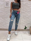 JEAN MOM NEBRASKA- RÍGIDO (MARCA BORA / TALLES 36 AL 44) - comprar online