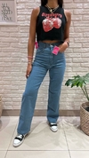WIDE LEG CELESTE CLÁSICO- ELASTIZADO (TALLES 36 AL 46)