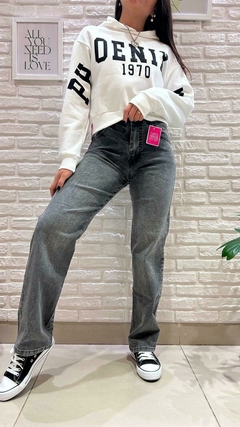 WIDE LEG GRIS JASPEADO- ELASTIZADO (TALLES 36 AL 46)