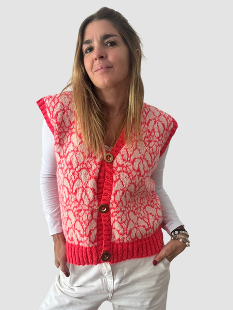 CHALECO AGUS CORAL ROSA
