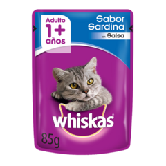 Pouch Whiskas Adulto Sardina Caja x12