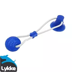 LYKKE JUGUETE PELOTA CON VENTOSA SUPER RESISTENTE