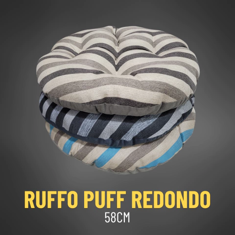 RUFFO PUFF REDONDO 58CM