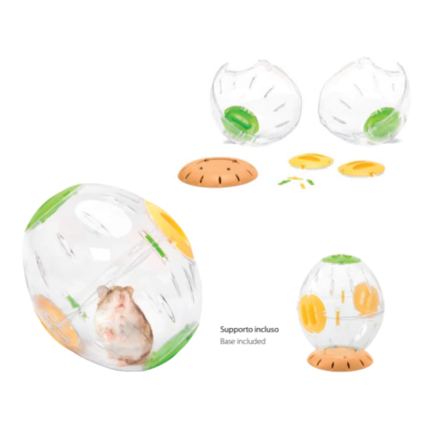 IMAC SPHERE MIXED PELOTA HAMSTER CON BASE