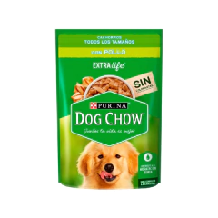 Pouch Dog Chow Perro Cachorro Pollo (caja x 15 unid)